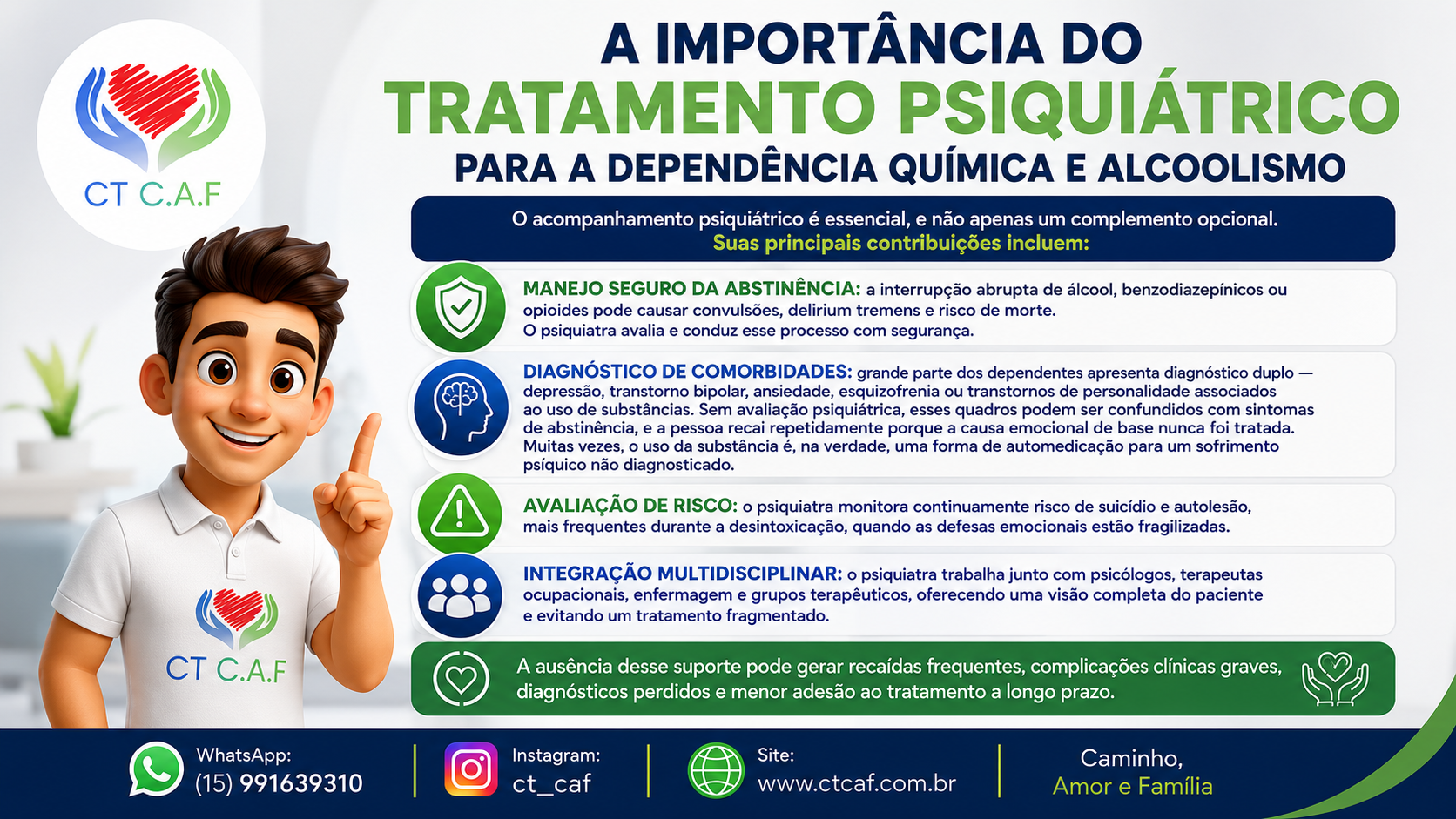 A Importância do Tratamento Psiquiátrico para Dependência Química e Alcoolismo